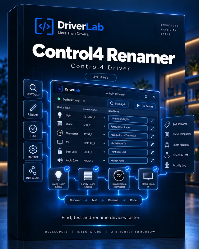Control4 Renamer product artwork